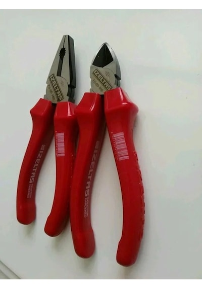 Izeltaş Kombine Pense 180 Mm Ve 180Mm Yankeski Ikili Set