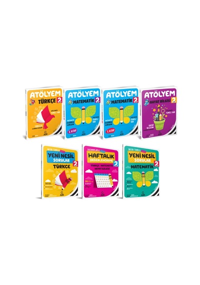 2. Sınıf Atölyem Seti 7 Kitap
