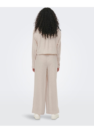 Only Onltokyo Hw Lınen Blend St Pant Pnt Noos Kadın Bej Pantolon - 15259590 Bej