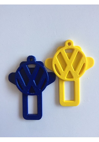 Volkswagen Anahtarlık Çift Özel Tasarım 3D Ürün