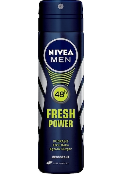 Nivea Men Fresh Power Erkek Sprey Deodorant 150 ML
