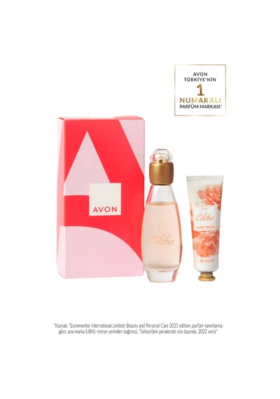 Avon Celebre Kadın Parfüm EDP 50 ML + Celebre El Kremi 30 ML