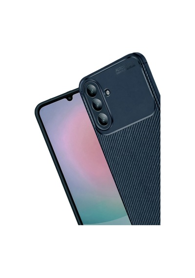 Samsung Galaxy Uyumlu A57 5g Kılıf Focus Carbon Silikon Kapak Lacivert