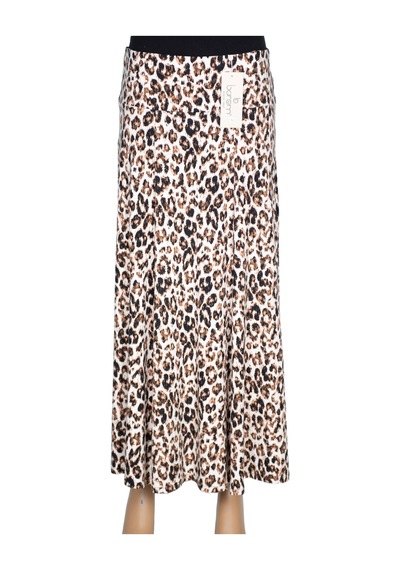 Barem Kadın Arzu Korsajlı 6 Parçalı Kahverengi Leopar Ekru Etek Kahve
