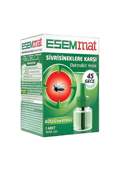 Esemmat Sivrisineklere Karşı Elektrolikit Yedek 45 Gece