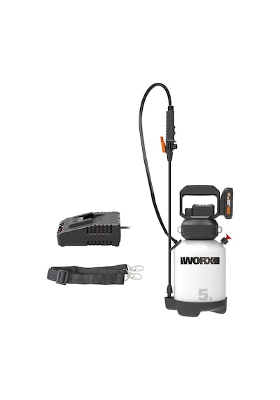 Ayrex Worx Wg829e 20volt 2.0ah. Li-ion 5lt. Omuz Askılı Basınçlı İlaçlama Ve Dezenfektan Pompası Genel