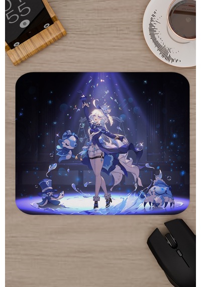Furina Genshin Impact Anime Gacha V5 - 22x18 Gaming Mouse Pad Fare Altlığı