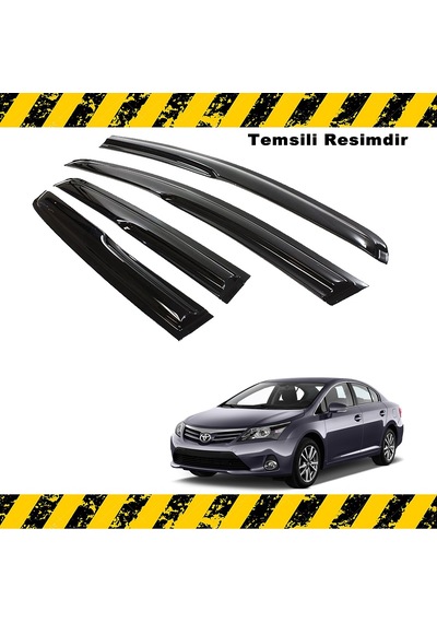Toyota Uyumlu Avensis Mügen Cam Rüzgarlığı 2009-2015 Arası 4 Lü N11.25762