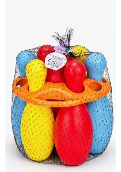 Bowling Seti - Eğitici Ve Eğlenceli Başlangıç Seti - 19 Cm Labutlar Ve Bowling Topu Oyuncak Seti
