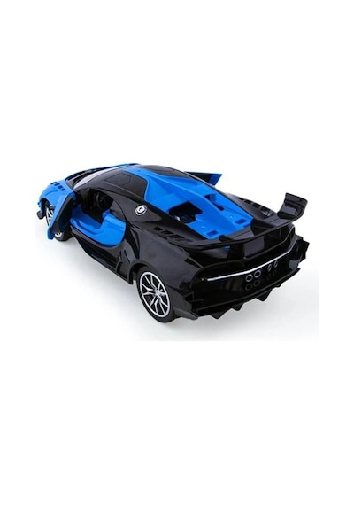 Bugatti Tasarımlı 1:14 Ölçekli 5 Kanal Uzaktan Kumandalı Şarjlı Spor Model Yarış Arabası Mavi