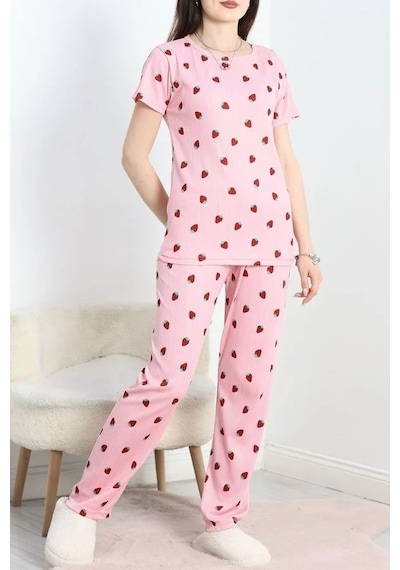 Seka Store Seka Alt Üst Aynı Pegasus Pijama Takımı Pembeçilek - 50419.1048. Çok Renkli Seka Store Seka Alt Üst Aynı Pegasus Pijama Takımı Pembeçilek - 50419.1048. Çok Renkli