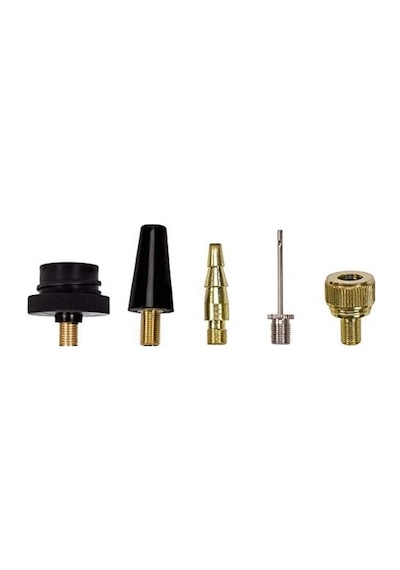 8 Parça Kompresör Aksesuar Seti Metal Top İğnesi Ve  Bisiklet Lastikleri İçin Supap Adaptörü Dahil - 4139695