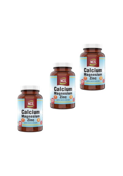 Ncs Kalsiyum Magnezyum Çinko Vitamin D K 120 Tablet 3 Kutu