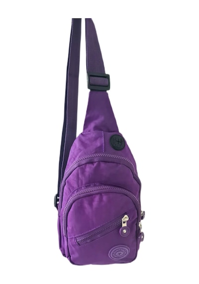Anılbags Anıl Bags Mor Krinkıl Su Geçirmez Çanta, Çapraz Askılı Omuz Ve