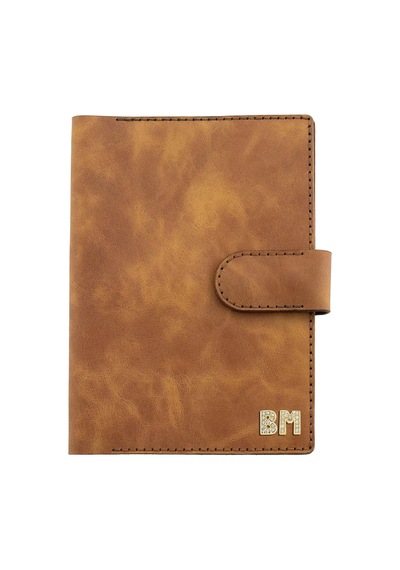 A5 Defter Ve Ajanda Kılıfı - %100 Rainbow Deri - Ko10001 - Camel Camel