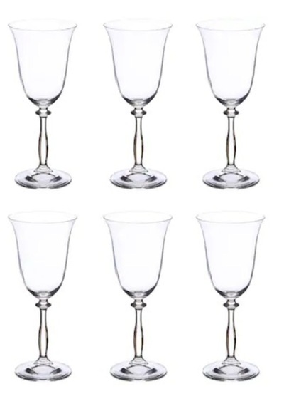 Bohemia 6 Parça Cristal Angela Kadeh Seti 350 Ml