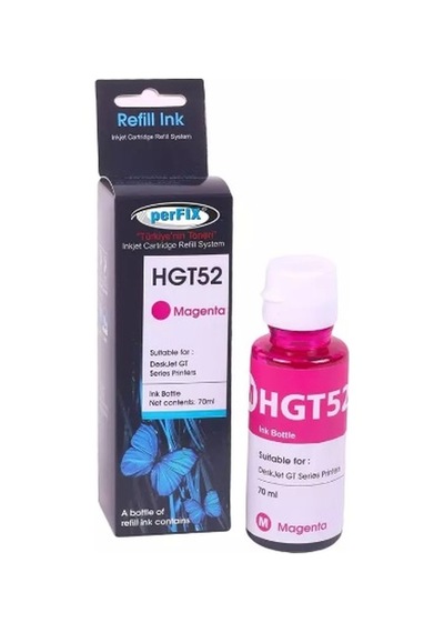 Gt52m Kırmızı Moh55a Şişeli Mürekkep 70ml Hp Uyumlu 91840775