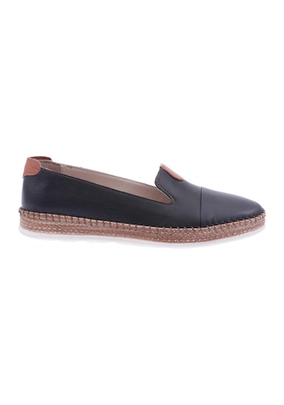 Dgn P01-22y Bayan Strobelli Anatomıc Footwear Deri Ayakkabı P01-1512-R1534 Siyah
