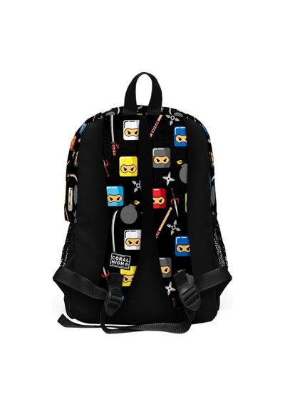 Coral High Ninja Baskılı İlkokul ve Günlük Okul Çantası 23473