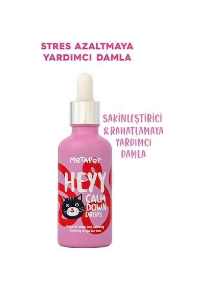 Metapet Kediler İçin %100 Doğal Sakinleştirici Stress Relax Damla 50 ML