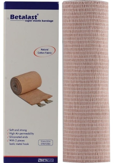 Betasan Betalast Süper Elastik Bandaj 15 CM x 3.5 M