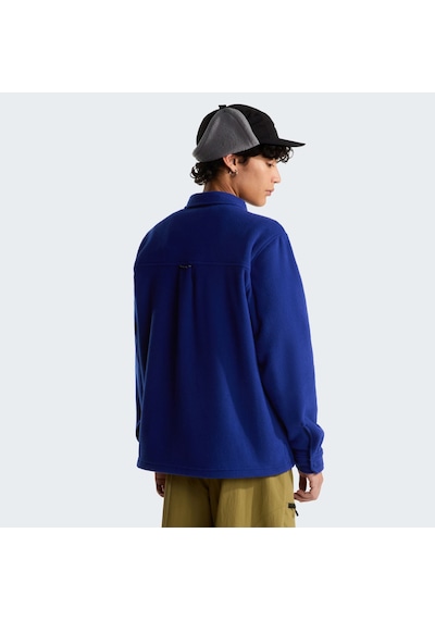 The North Face M Open Range Fleece Long Sleeve Shırt Erkek Ceket Nf0a8jk3nlv1 Mavi