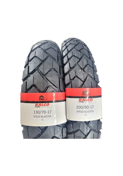 130/70-17 Ve 100/90-17 Takım Tl Tubeless - Dubleks Motosiklet Lastiği