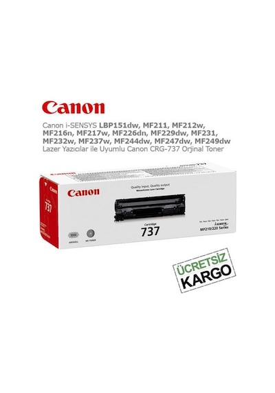 Canon Crg-737 Toner - Mf-237W