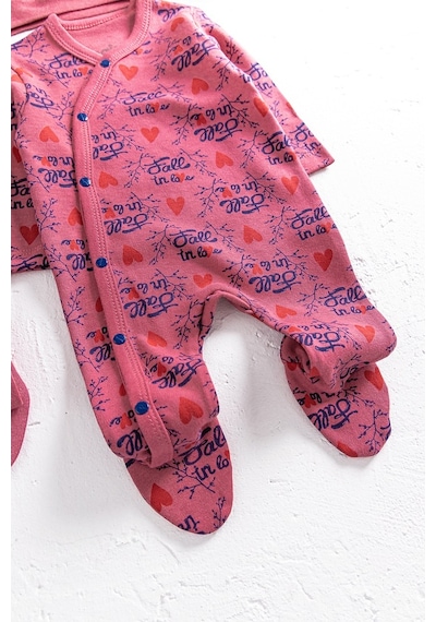 Babymod I Love Mum & Dad Baskılı 2'Li Bebek Tulum Takım