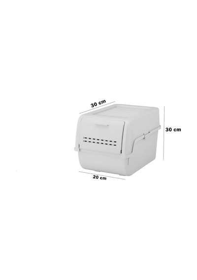 Geseus Motek 8 Lt Organizer 2 Li Çok Amaçlı Kapaklı Saklama Kutusu Beyaz
