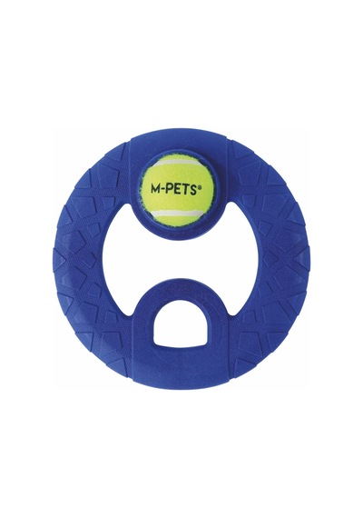 M-pets Hop Frizbi Köpek Oyuncağı 23x23x1.5 Cm Sarı/mavi