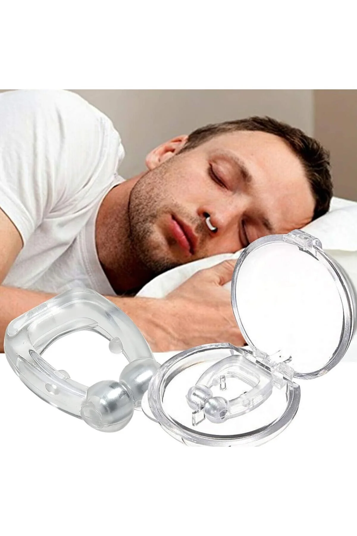snoring Horlama Burun Klipsi Silikon