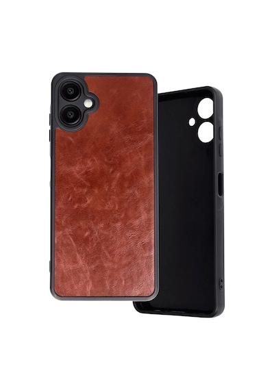 Samsung Uyumlu Galaxy A06 Uyumlu Kılıf Aras Deri Kapak - Bordo