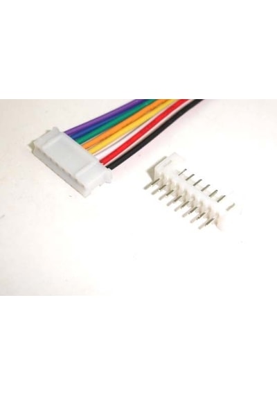 2Mm 8Pin Jst Ph 20Cm Kablolu Konnektör Beyaz Takım