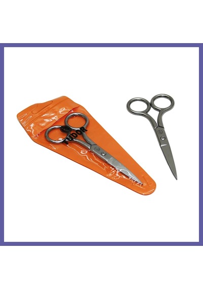 Bezos 5" Metal Bıyık Berber Makası Nıda