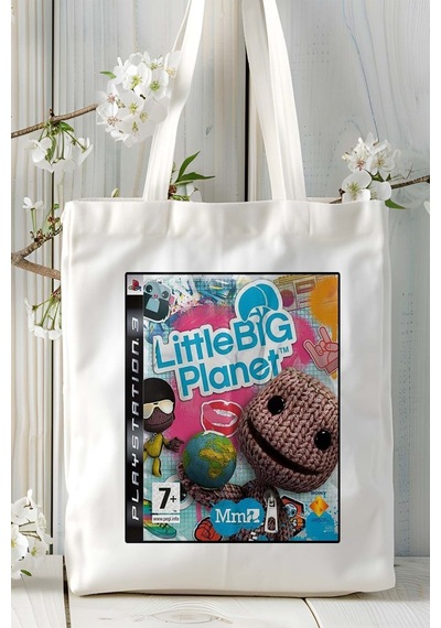 Art Hediye Little Big Planet Oyun Baskılı Omuz Çanta Kişiye Özel Model 1 Çok Renkli