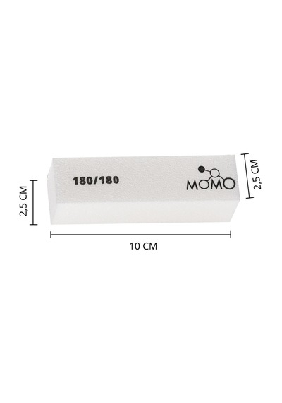 Tırnak Üstü Törpü Buffer 180/180 Beyaz 10 Cm