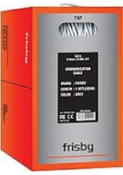 Frısby Fr-cat601 305mt 0.58mm 23awg Cat6 Utp Kablo Gri
