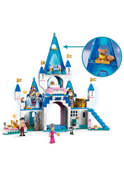 LEGO ® | Disney Princess Sindirella ve Yakışıklı Prens'in Şatosu 43206 - 5 Yaş ve Üzeri Hayal Gücü Geniş Çocuklar için Oyuncak Yapım Seti (365 Parça)