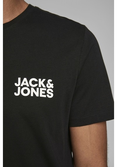 Jack & Jones Erkek T Shirt 12151955 - 484198324 Siyah