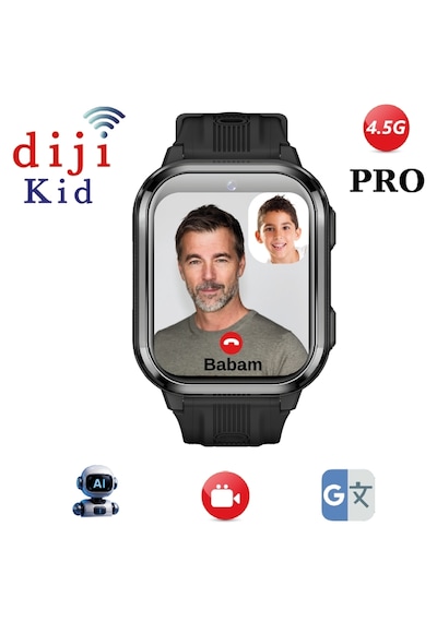 Dijikid 4.5G PRO Görüntülü Görüşmeli Akıllı Çocuk Saati (Distribütör Garantili)