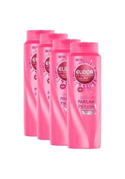 Elidor Parlak ve Güçlü Saçlar için Şampuan 4 x 650 ML