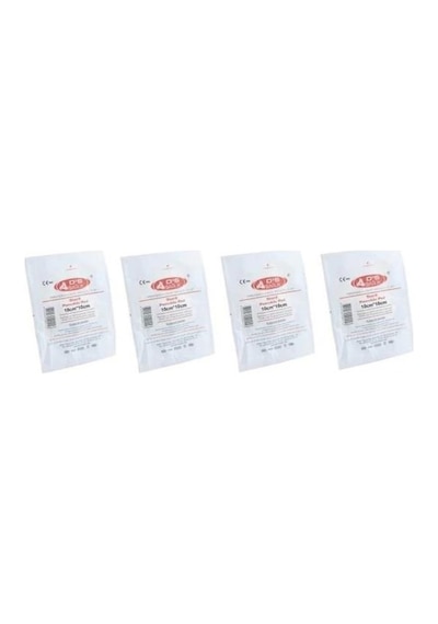 DS Damla Sağlık Steril Pamuklu Ped Gazlı Bez 10 x 10 CM 4 Adet