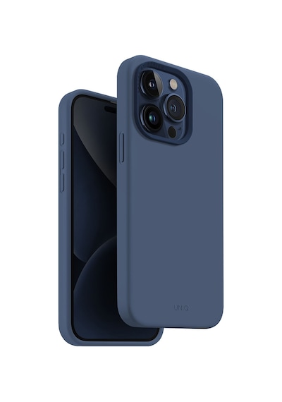 Apple Uyumlu iPhone 15 Pro Kılıf Lino Hue Serisi Magsafe Özellik Magclick Hibrit Silikon Silicore Deep Blue 01-Gümüş Apple Uyumlu iPhone 15 Pro Kılıf Lino Hue Serisi Magsafe Özellik Magclick Hibrit Silikon Silicore Deep Blue 01-Gümüş