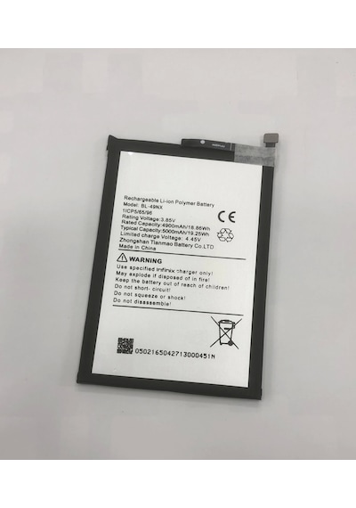 İnfinix Smart 9 X6532 Batarya 5000 Mah