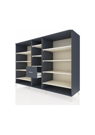 Kronos Dolap 11 Raflı 3 Çekmeceli 220x59x163 Antrasit-aytaşı/ant Antrasit-aytaşı/antrasit Kronos Dolap 11 Raflı 3 Çekmeceli 220x59x163 Antrasit-aytaşı/ant Antrasit-aytaşı/antrasit