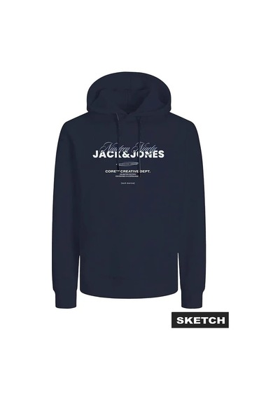 Jack & Jones Erkek Lacivert Sweat 12284471 Lacivert