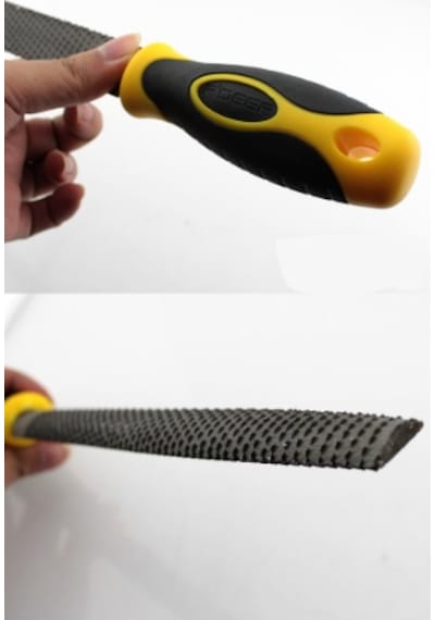Ağaç Törpü Saplı Balık Sırtı 8 Mm 30 Cm