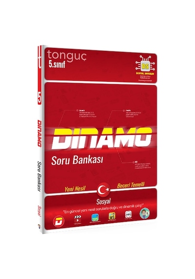 Kitapbulvarı-Tonguç Akademi 5. Sınıf Sosyal Bilgiler Dinamo Soru Bankası