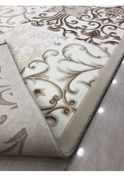 Flora Halı Elit 0129 A Bej Kemik 165X230 Krem 4 M2 Halı !